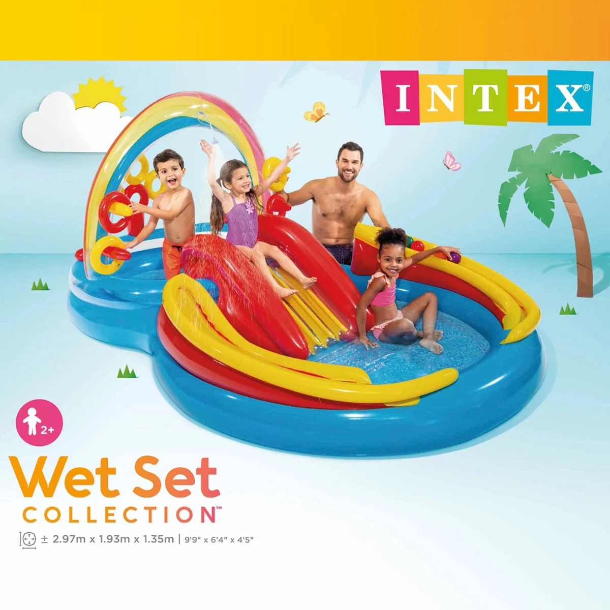 Intex Rainbow Ring Play Centre