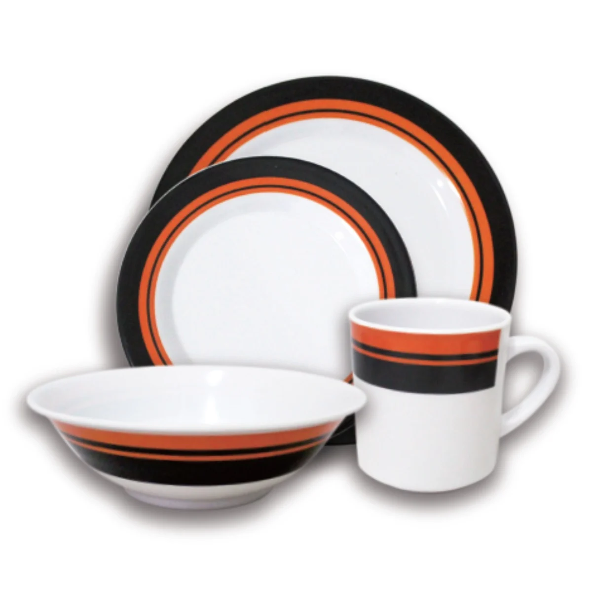 Melamine Camping Dinner Set 16pcs