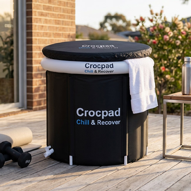 Ice pod setup for post-workout recovery at home
