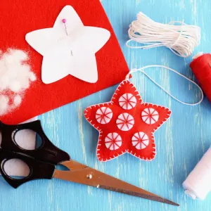 Hosting Christmas in July - Decorative foam ideas to make a July Xmas come to life.