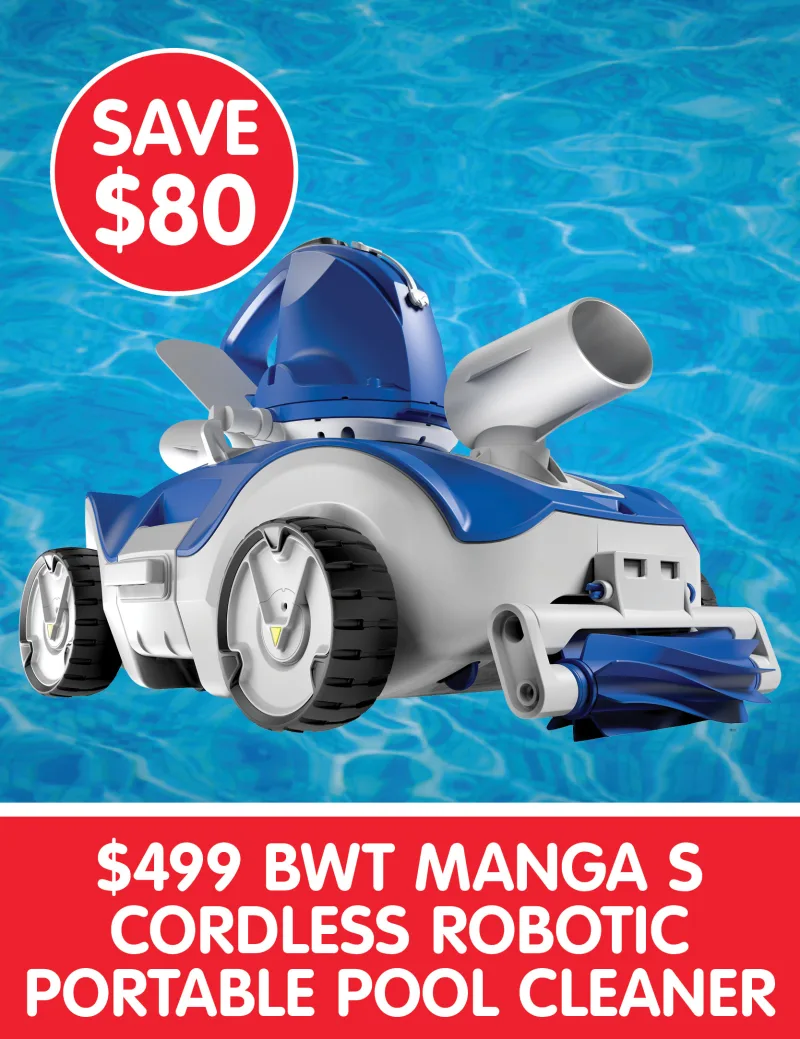 BWT Manga S Cordless Robotic Portable Pool Cleaner