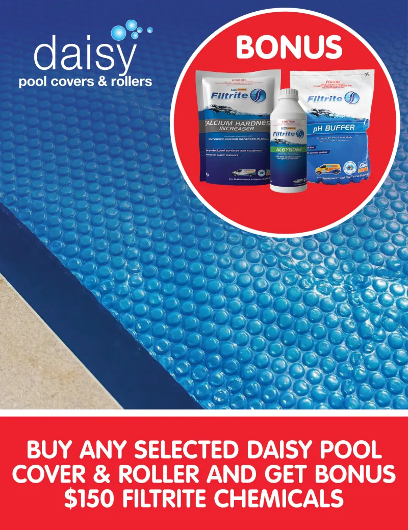 Daisy Pool Covers and Rollers