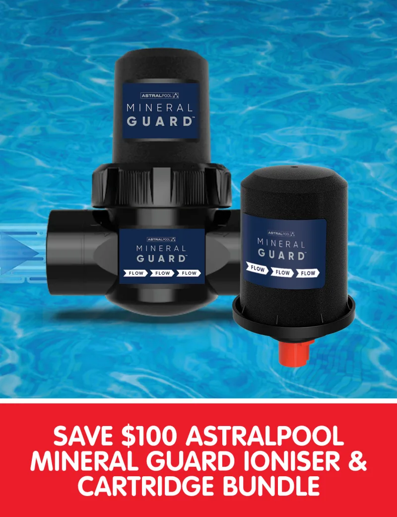 Save $100 Astralpool Mineral Guard Ioniser and Cartridge Bundle