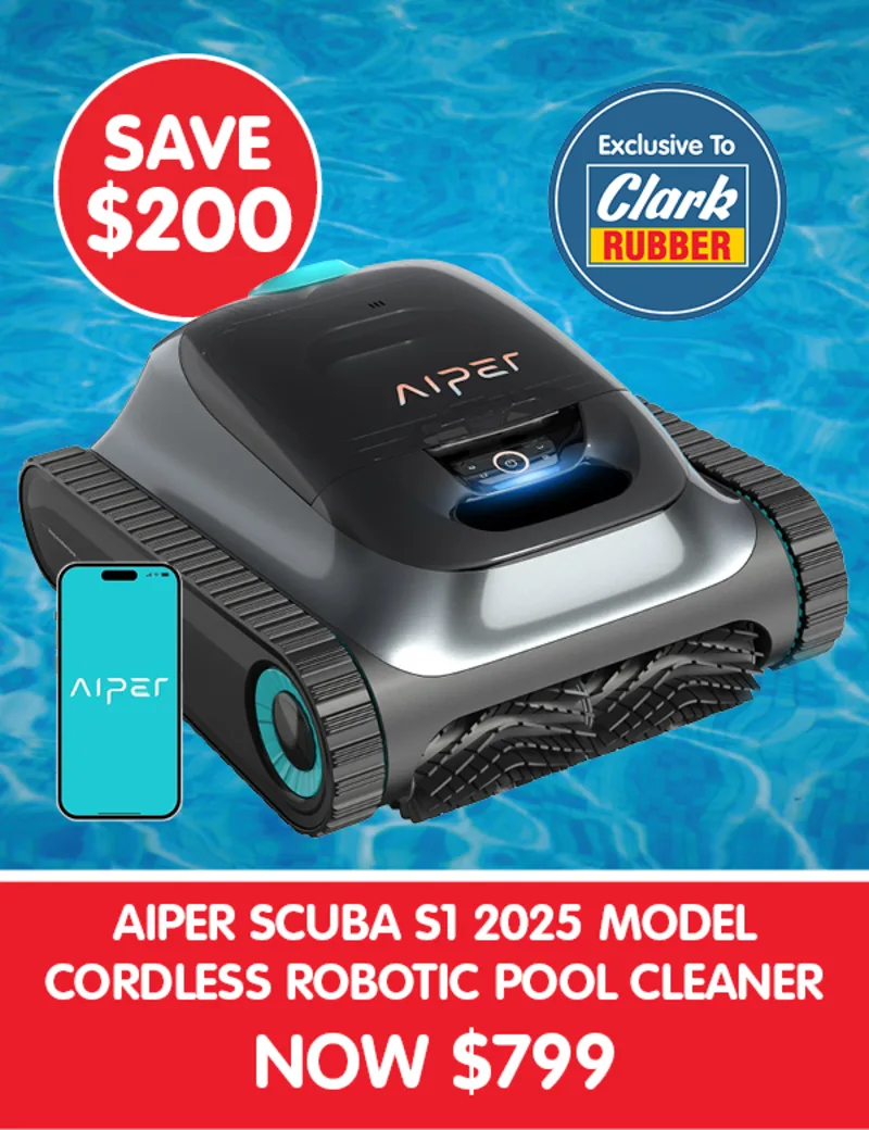 Aiper Scuba S1 2025 Model Clark Rubber EXCLUSIVE Cordless Robotic Pool Cleaner