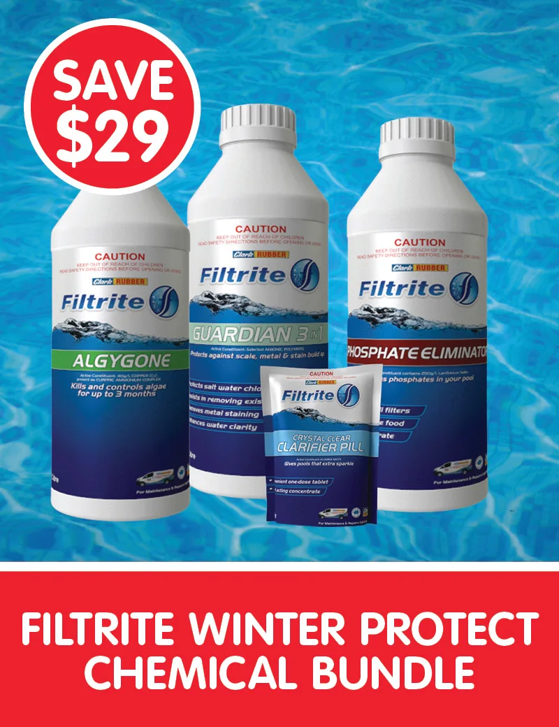 Save $29 on Filtrite Winter Protect Chemical Bundle