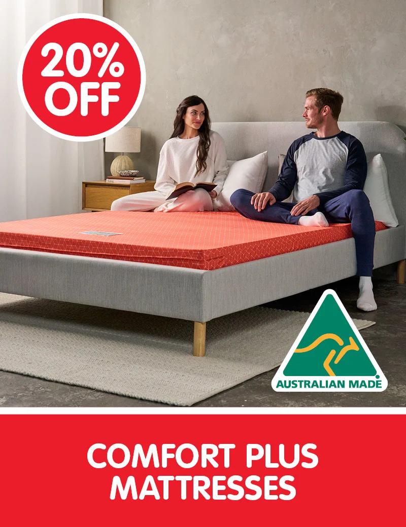 20% off Comfort Plus Mattresses