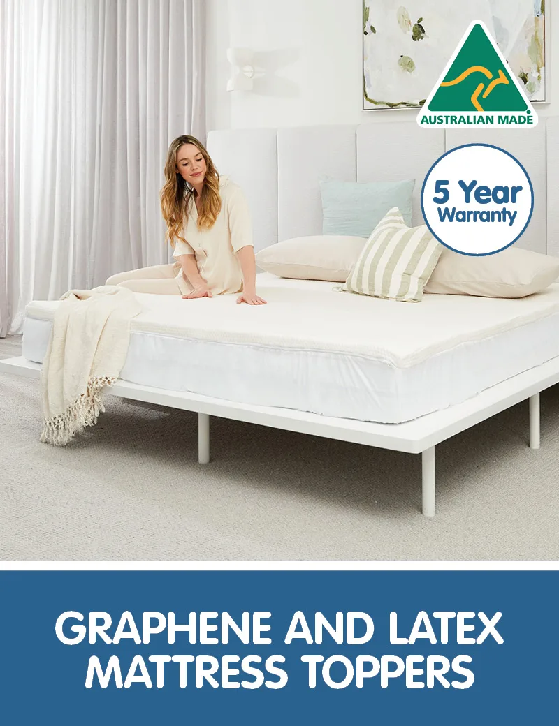 Graphene and Latex Mattress Toppers