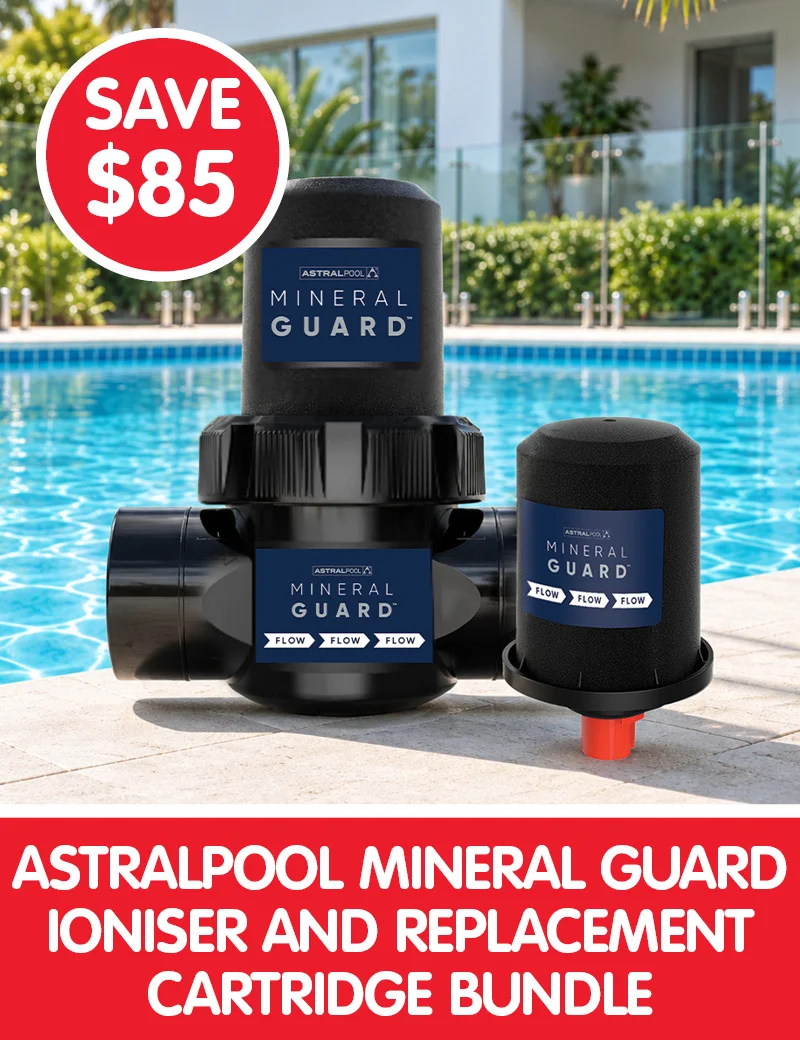 Save $85 on Astralpool Mineral Guard Ioniser and Replacement Cartridge Bundle