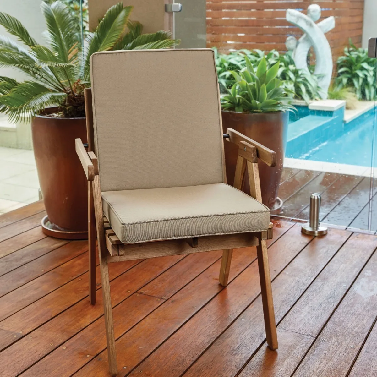 Mid Back Cushion Sand