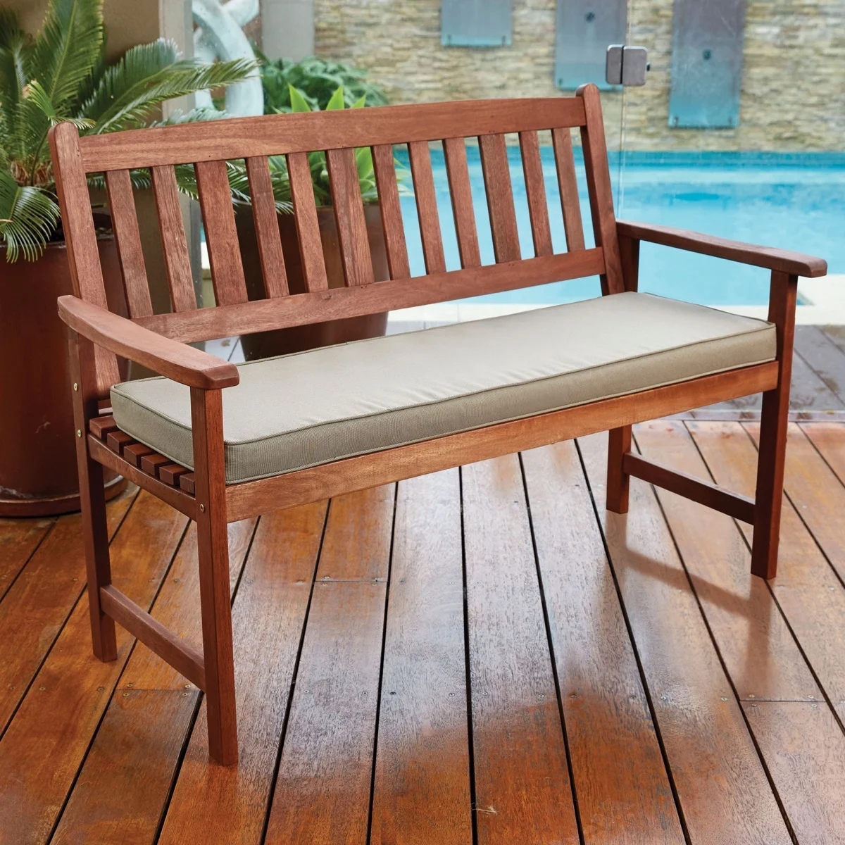 Polymaster Bench Cushion 150 x 46cm Sand
