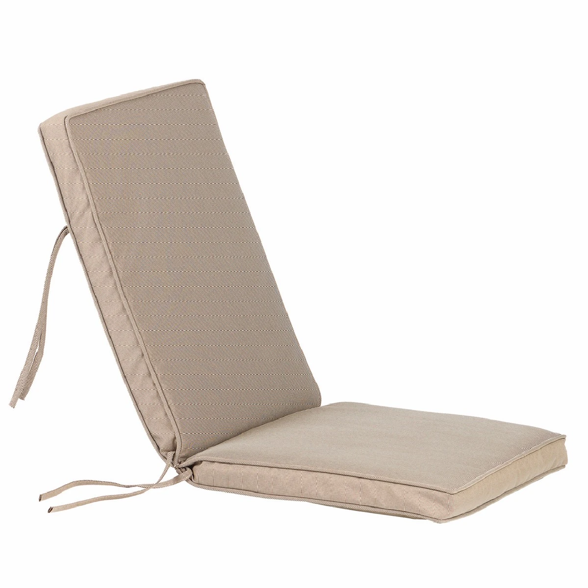 Polymaster High Back Timber Cushion Sand