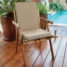 Polymaster Seat and Back Cushion Slate