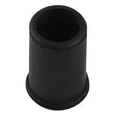 Straight Crutch Tip - Black 22mm