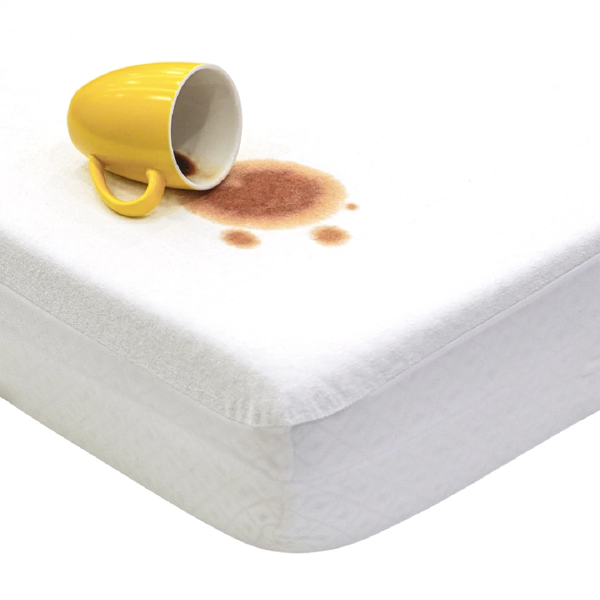 Bamboo Fitted Mattress Protector Single