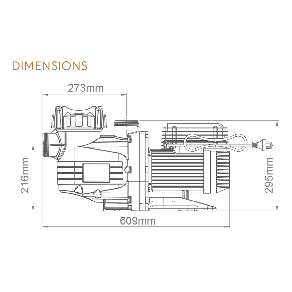 AstralPool CTX400C - 1.5HP Pool Pump