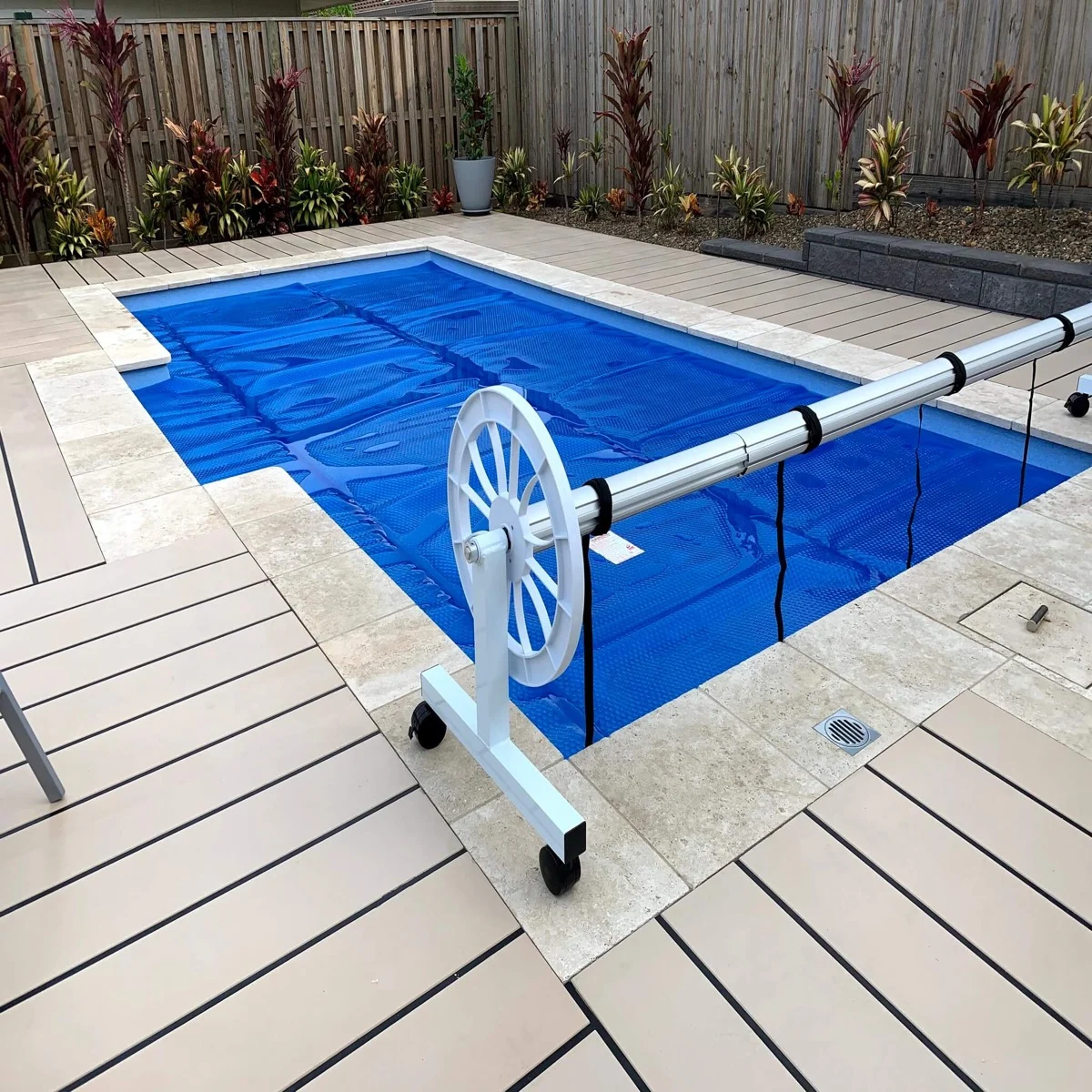 ABGAL Solar Pool Cover - Oasis Premium Blue 550 micron