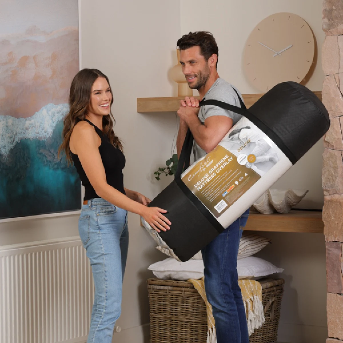 Comfort Deluxe Graphene Topper Single