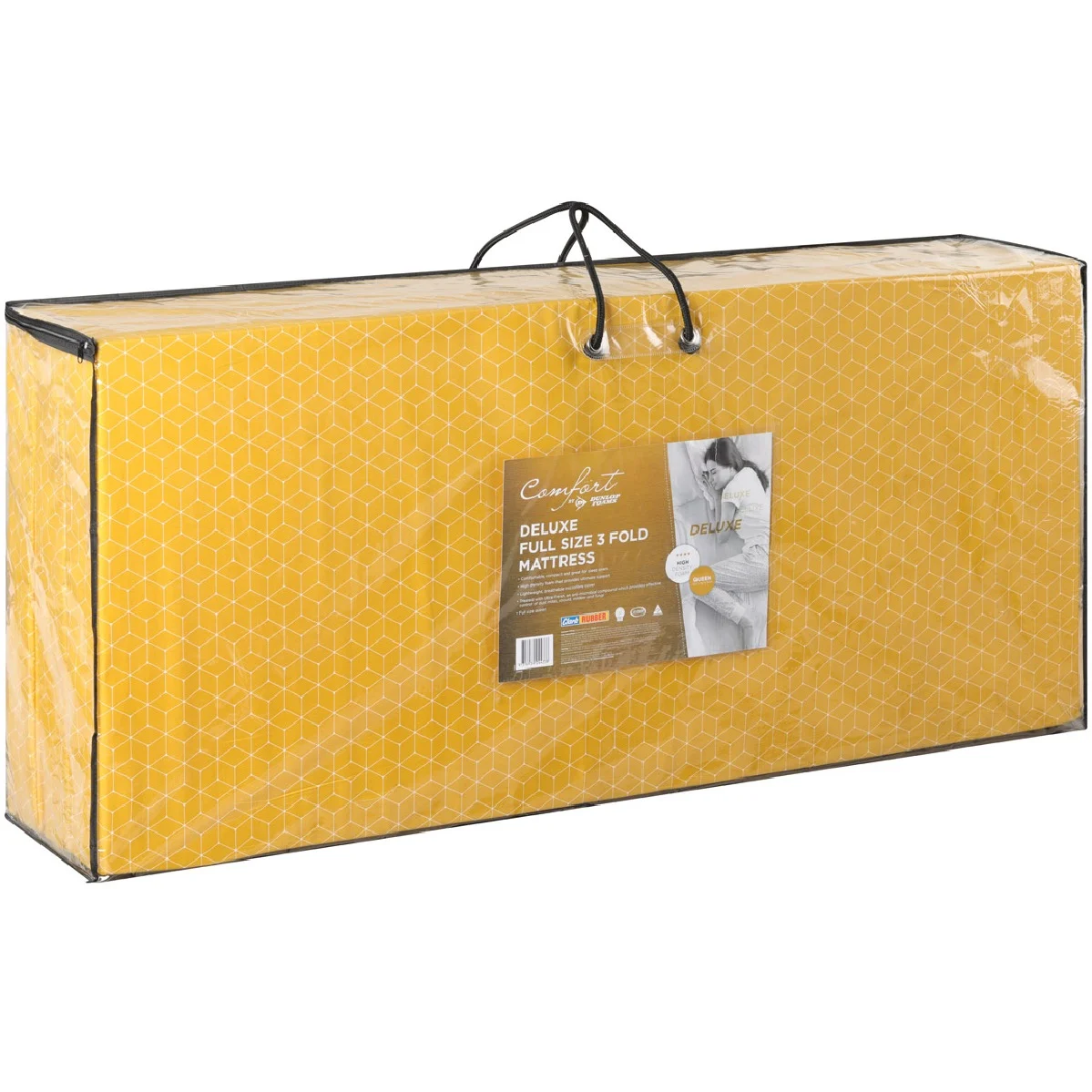 Comfort DLX Full Size 3 Fold Mattress - Queen