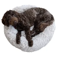 Donut Faux Fur Pet Bed Medium
