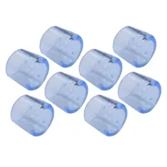 Clear PVC Premium Chair Tip 8 Piece Bundle 22mm
