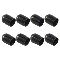 Heavy Duty Round Plastic Chair Tip 8 Piece Bundle 22mm