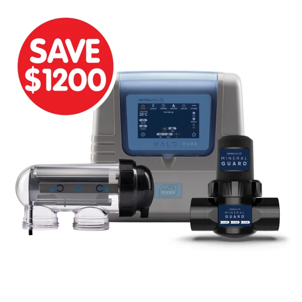 AstralPool Halo Pure Low Salt Connect System - 25 gram Chlorinator