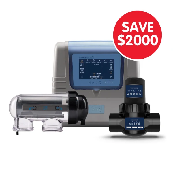 AstralPool Halo Pure Low Salt Connect System - 25 gram Chlorinator