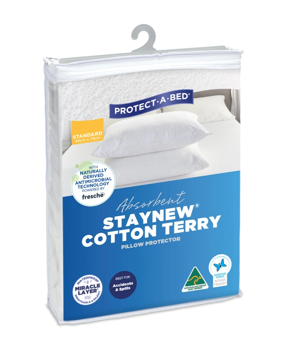Cotton Terry Pillow Protector