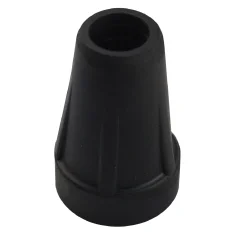 Heavy Duty Flared Crutch Tip - Black 29mm